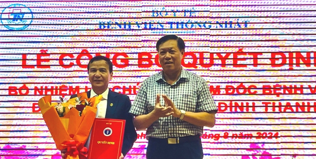 PGS-TS Lê Đình Thanh tiếp tục làm Giám đốc Bệnh viện Thống Nhất TP.HCM- Ảnh 1.