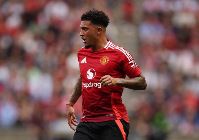 Jadon Sancho vẫn có thể chia tay M.U ngay trước trận Siêu cúp Anh- Ảnh 1.