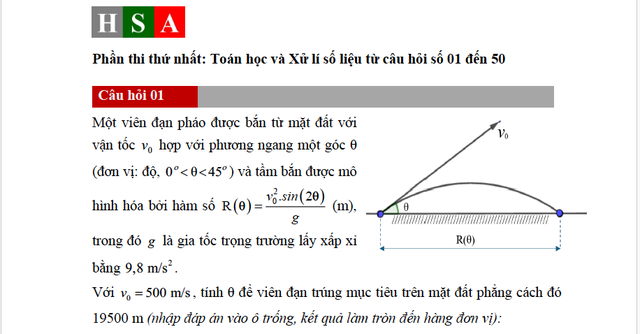 Công bố đề thi tham khảo kỳ thi đánh giá năng lực HSA năm 2025- Ảnh 1.