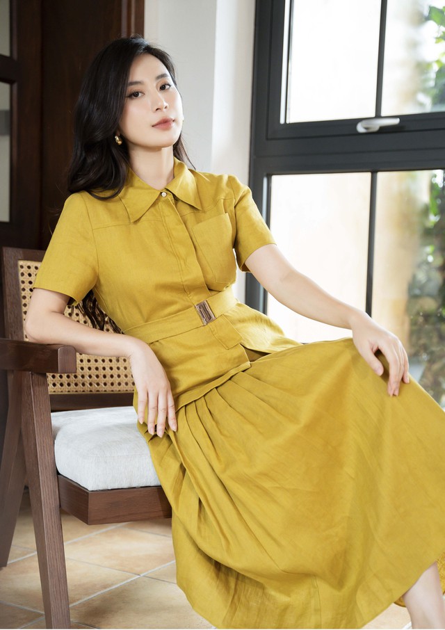 Váy suông từ linen, cotton thành xu hướng hot- Ảnh 5.