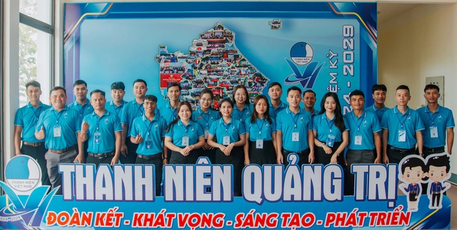 Sôi nổi không khí đại hội đại biểu Hội Liên hiệp thanh niên VN tỉnh Quảng Trị- Ảnh 1.