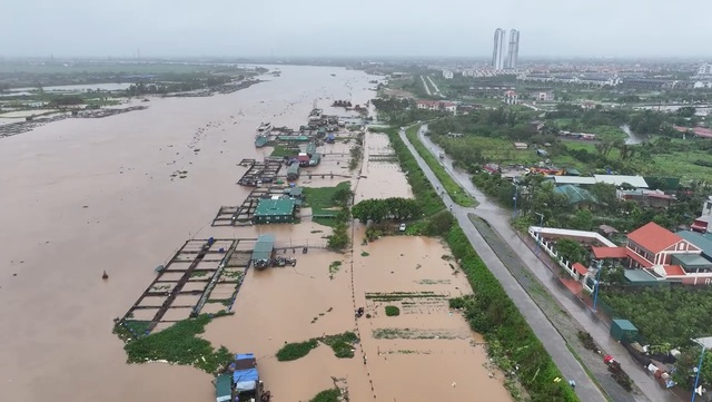 Nước sông dâng cao, Hải Dương báo động cấp 2- Ảnh 1.