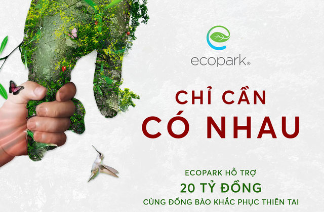 Nhà sáng lập Ecopark ủng hộ 20 tỉ đồng chung tay cùng đồng bào vượt qua bão lũ