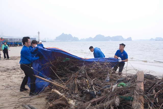 Hơn 1 vạn thanh niên Hạ Long xuống đường dọn vệ sinh sau bão- Ảnh 7.