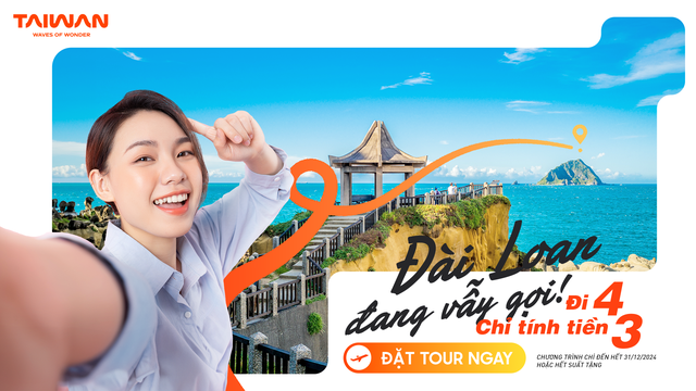 Ưu đãi '10 năm có 1': Tặng tour du lịch Đài Loan miễn phí đến hết 12.2024- Ảnh 1.