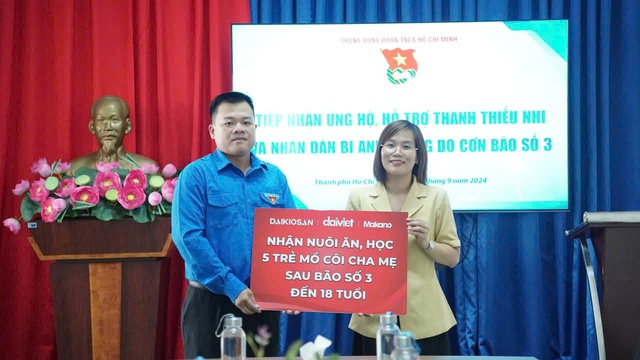 T.Ư Đoàn tiếp nhận nguồn lực bảo trợ trẻ mồ côi do ảnh hưởng của bão, lũ- Ảnh 1.