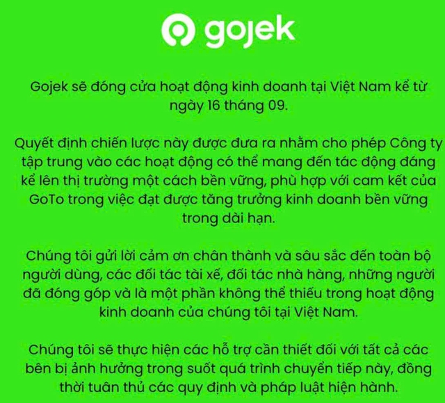 Một hãng xe công nghệ rút khỏi thị trường Việt Nam, tài xế giờ ra sao?- Ảnh 1.