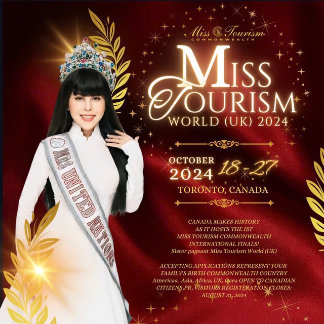 CEO Nguyễn Như Quỳnh được mời làm Giám khảo cuộc thi Miss Tourism World Canada- Ảnh 1.