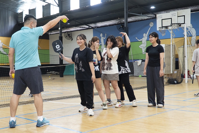 Pickleball 'gây sốt' giảng đường- Ảnh 2.