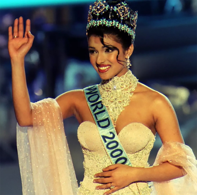 Miss World Priyanka Chopra revealed that her young husband once watched her crowned at the age of 8- Photo 2.