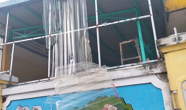 Quảng Trị: Mưa và lốc xoáy gây thiệt hại nhà dân và trường mầm non- Ảnh 2. Quảng Trị: Mưa và lốc xoáy gây thiệt hại nhà dân và trường mầm non- Ảnh 2.