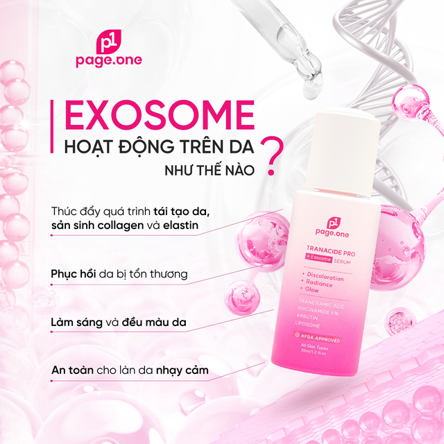 
Serum trị nám PageOne Tranacide Pro + Exosome có thật sự hiệu quả chỉ sau 6 tuần? - Ảnh 1.