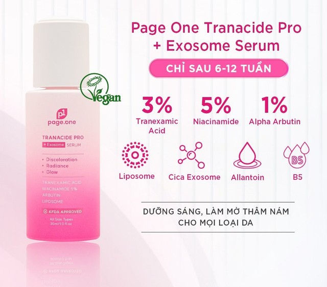 
Serum trị nám PageOne Tranacide Pro + Exosome có thật sự hiệu quả chỉ sau 6 tuần? - Ảnh 4.