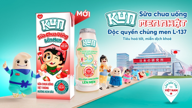 Sữa chua uống KUN độc quyền men Nhật L-137: Sự lựa chọn của mẹ Việt thông thái- Ảnh 2.