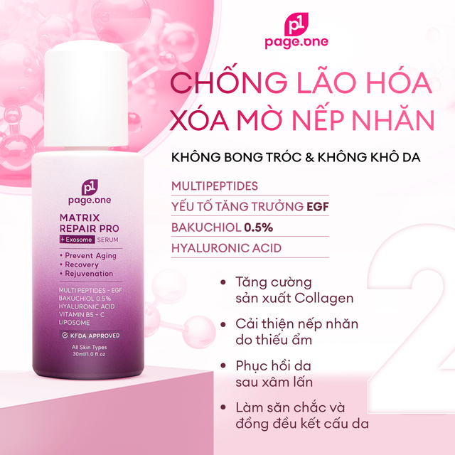 Đánh giá về serum chống lão hóa Page One Matrix Repair Pro + Exosome có tốt không? - Ảnh 6.