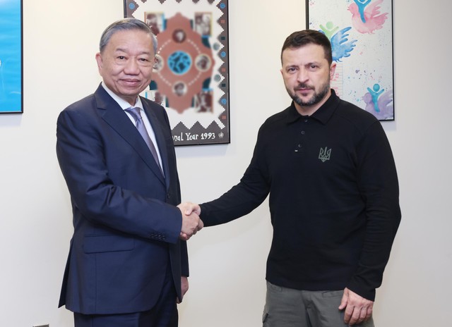 Tổng Bí thư, Chủ tịch nước Tô Lâm gặp Chủ tịch EC và Tổng thống Ukraine Zelensky- Ảnh 2.