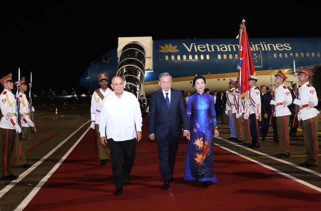 Tổng Bí thư, Chủ tịch nước Tô Lâm bắt đầu chuyến thăm cấp nhà nước tới Cuba- Ảnh 2.