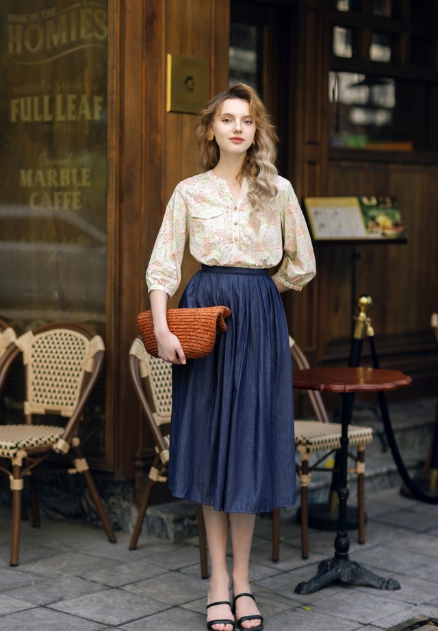 'Rebuilding' the wardrobe with the romantic vintage trend - Photo 7.