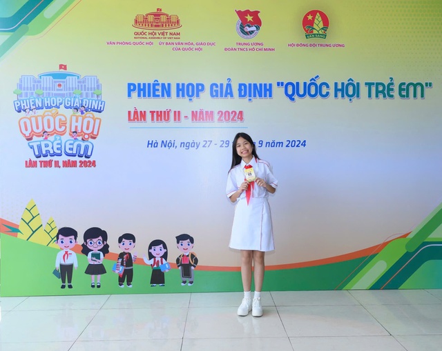 Nữ sinh tài năng là đại biểu 'Quốc hội trẻ em'- Ảnh 4.