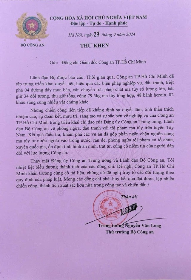 Công an TP.HCM phá 4 chuyên án, thu 79,5 kg ma túy tổng hợp, 48 bánh heroin- Ảnh 8.