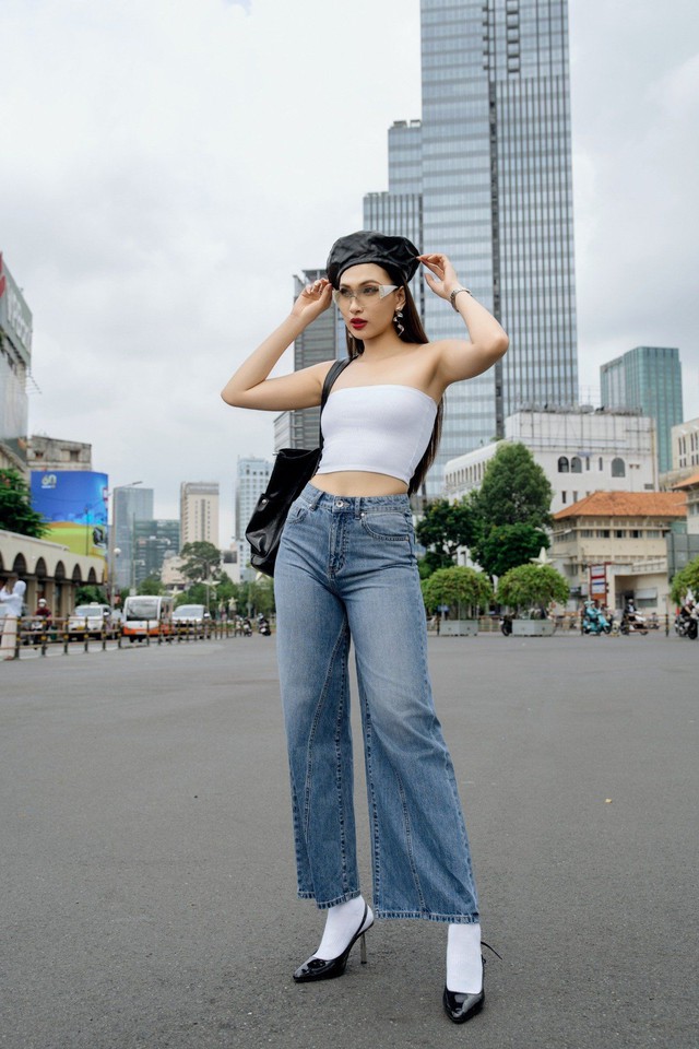 Xu hướng thời trang đường phố đang làm mưa làm gió với quần jeans- Ảnh 9.