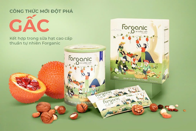 Công thức mới đột phá, gấc kết hợp trong thực phẩm bổ sung Forganic Đa Dưỡng Chất- Ảnh 2.