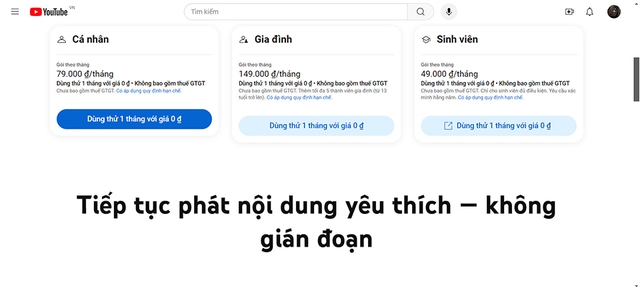 Cách thưởng thức YouTube Premium với giá rẻ- Ảnh 2.