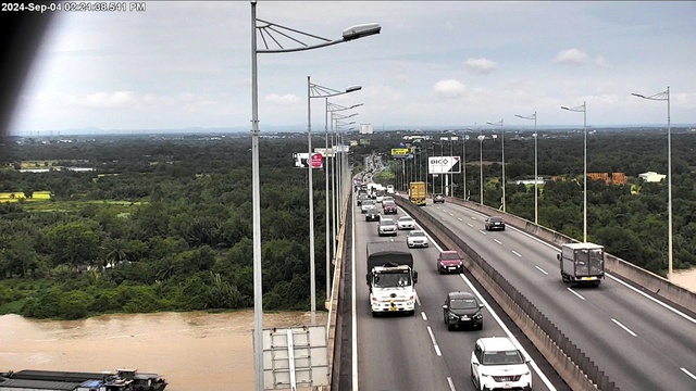 Thu hẹp làn đường, giảm tốc độ tại cầu Long Thành trên cao tốc để sửa chữa - Ảnh 1.