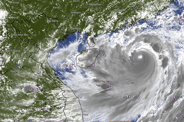 Siêu bão số 3: Ảnh hưởng bán kính 250 km, đi vào vịnh Bắc bộ đêm 6.9- Ảnh 2.