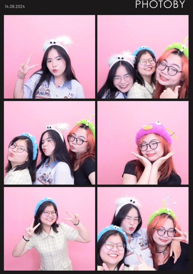 Chụp ảnh theo phong cách Hàn Quốc tại photo booth đang trở thành trào lưu - Ảnh 2.