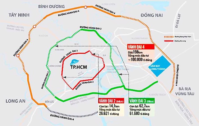 Bà Rịa - Vũng Tàu: Đầu tư gần 8.000 tỉ đồng đường Vành đai 4 TP.HCM- Ảnh 1.