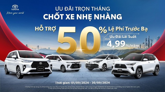 Cơ hội vàng để sở hữu 4 mẫu xe Toyota với nhiều ưu đãi hấp dẫn- Ảnh 1.