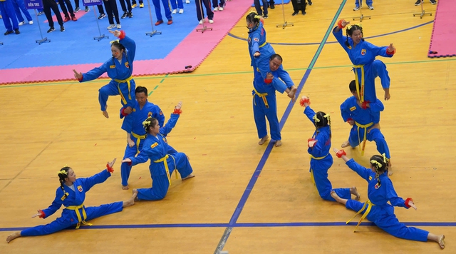 Vovinam tập trung vào các kỹ thuật sử dụng tay không - Ảnh: Đ.T