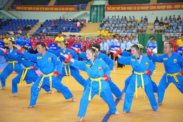 Phong trào tập luyện, thi đấu môn Vovinam vươn tầm thế giới - Ảnh: Đ.T