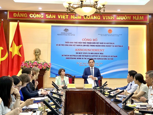 Đưa 1.000 lao động Việt Nam đi làm việc tại Úc