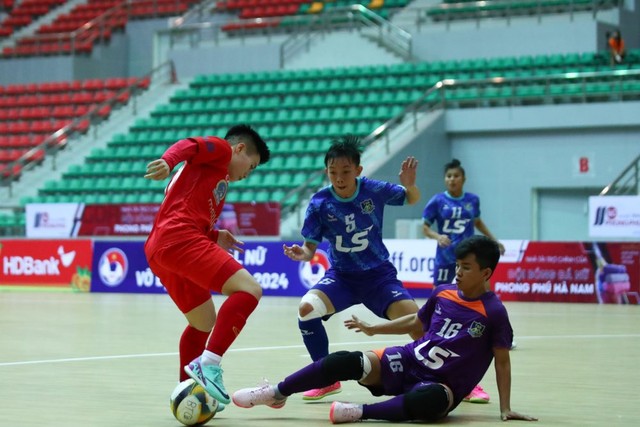 CLB Thái Sơn Nam TP.HCM khẳng định đẳng cấp 'nữ hoàng' ở giải futsal nữ- Ảnh 1.