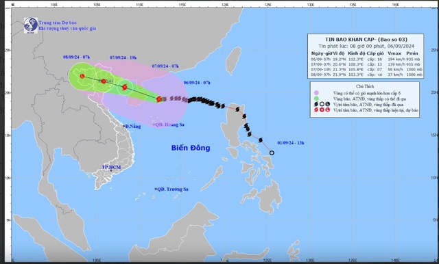 Sẵn sàng nhân lực, hàng dự trữ ứng phó siêu bão Yagi- Ảnh 1.