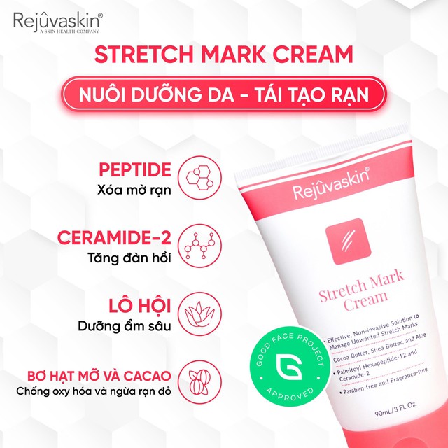 Review kem trị rạn da Rejuvaskin Stretch Mark Cream có tốt không? Mua ở đâu chính hãng?- Ảnh 4. Review kem trị rạn da Rejuvaskin Stretch Mark Cream có tốt không? Mua ở đâu chính hãng?- Ảnh 4.