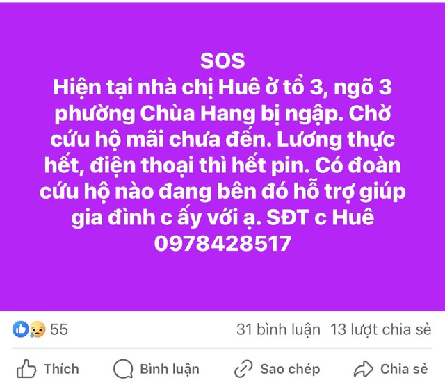 Nước lũ dâng 'không kịp trở tay', nhiều người dân Thái Nguyên lên mạng cầu cứu- Ảnh 1.