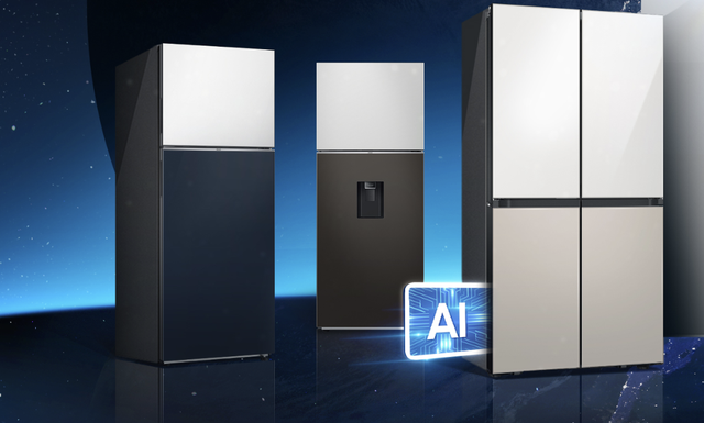 Samsung ra mắt tủ lạnh Side by Side trang bị công nghệ AI- Ảnh 1.