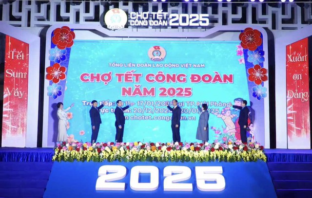 Nhiều ưu đãi hấp dẫn tại Chợ tết công đoàn năm 2025