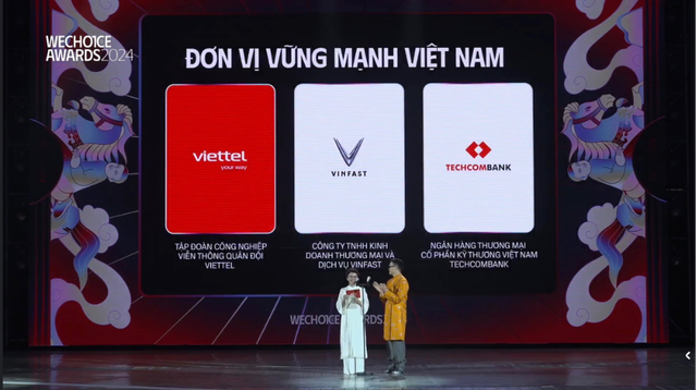 Techcombank được vinh danh ‘Đơn vị vững mạnh’ tại Wechoice Awards 2024- Ảnh 1.