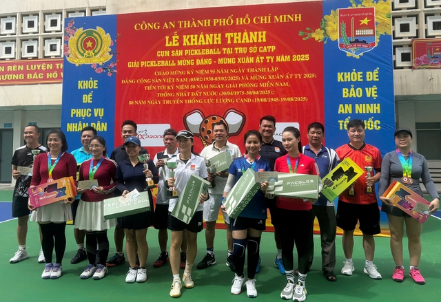 Công an TP.HCM tổ chức giải pickleball mừng Đảng, mừng Xuân Ất Tỵ- Ảnh 2.