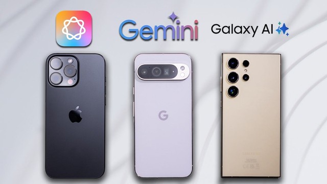 Sự khác biệt giữa Apple Intelligence, Google Gemini và Galaxy AI- Ảnh 1.