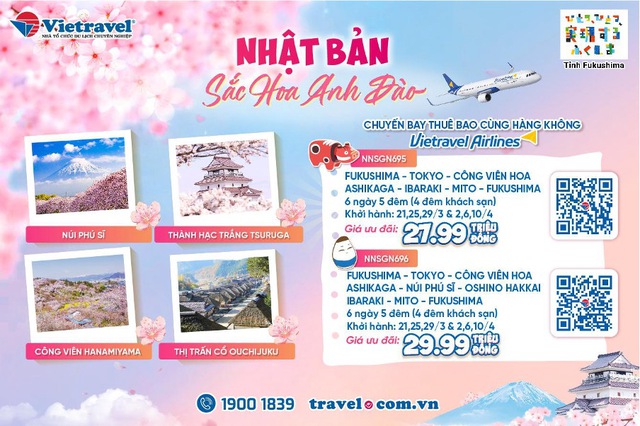 Đắm say hương sắc ở Fukushima cùng Vietravel khi mùa hoa anh đào về- Ảnh 1.