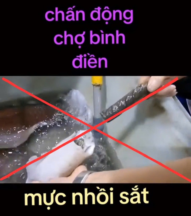 Thông tin 'chấn động chợ Bình Điền, mực nhồi sắt' là không đúng sự thật- Ảnh 1.