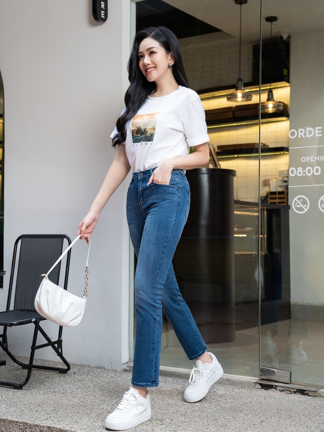 Sành điệu xuống phố với các kiểu quần jeans năng động- Ảnh 3.