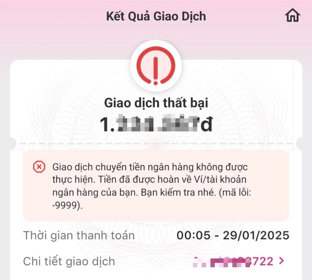 Bực mình khi chuyển tiền lì xì qua dịch vụ ngân hàng trực tuyến không thành công - Ảnh 2.