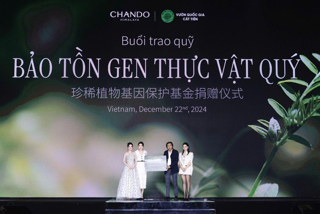 Trân quý di sản từ thiên nhiên, CHANDO Himalaya trao quỹ bảo tồn gen thực vật quý cho Vườn Quốc gia Cát Tiên