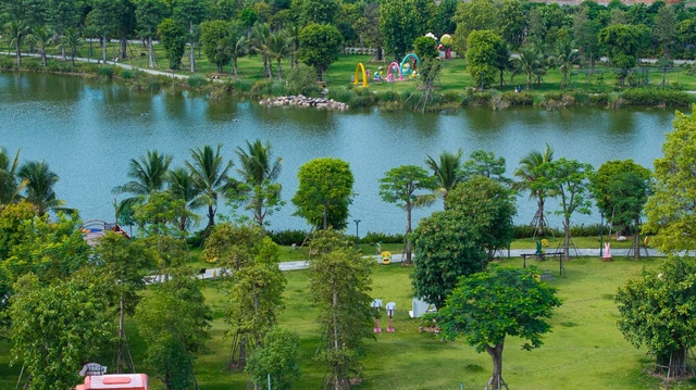 Không gian xanh tại Eco Central Park